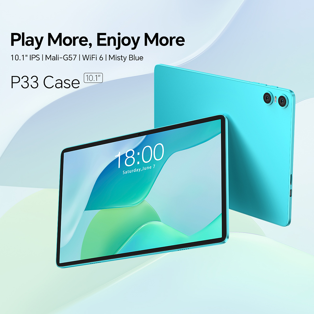 TECLAST P33 Android タブレット TECLAST P33 Android 15 Tablet， 10.1-inch IPS Display (1280×800