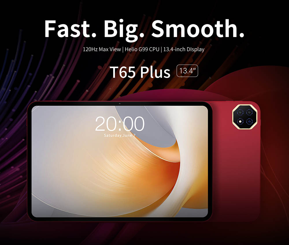TECLAST T65 Plus Tablet — 13.4-Inch Display With 120Hz Refresh