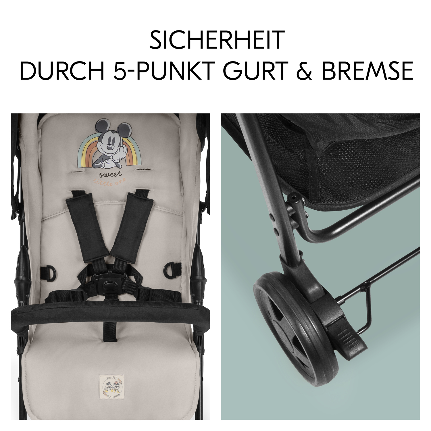 Hauck Buggy Sport - Mickey & Minnie - Schwarz | Kinderwagen | Joybuy
