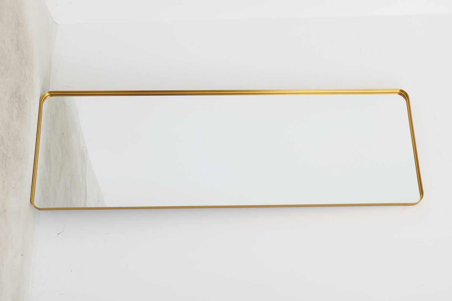Melodieux Large Full Length Body Mirror for Wall 161 x 52 cm Black Deep Frame Large Tall Long Mirror for Leaning Hanging for Hallway Bedroom Living Room