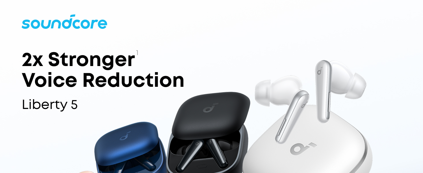 Soundcore Liberty 5 Wireless Noise Cancelling Earbuds | Headphones