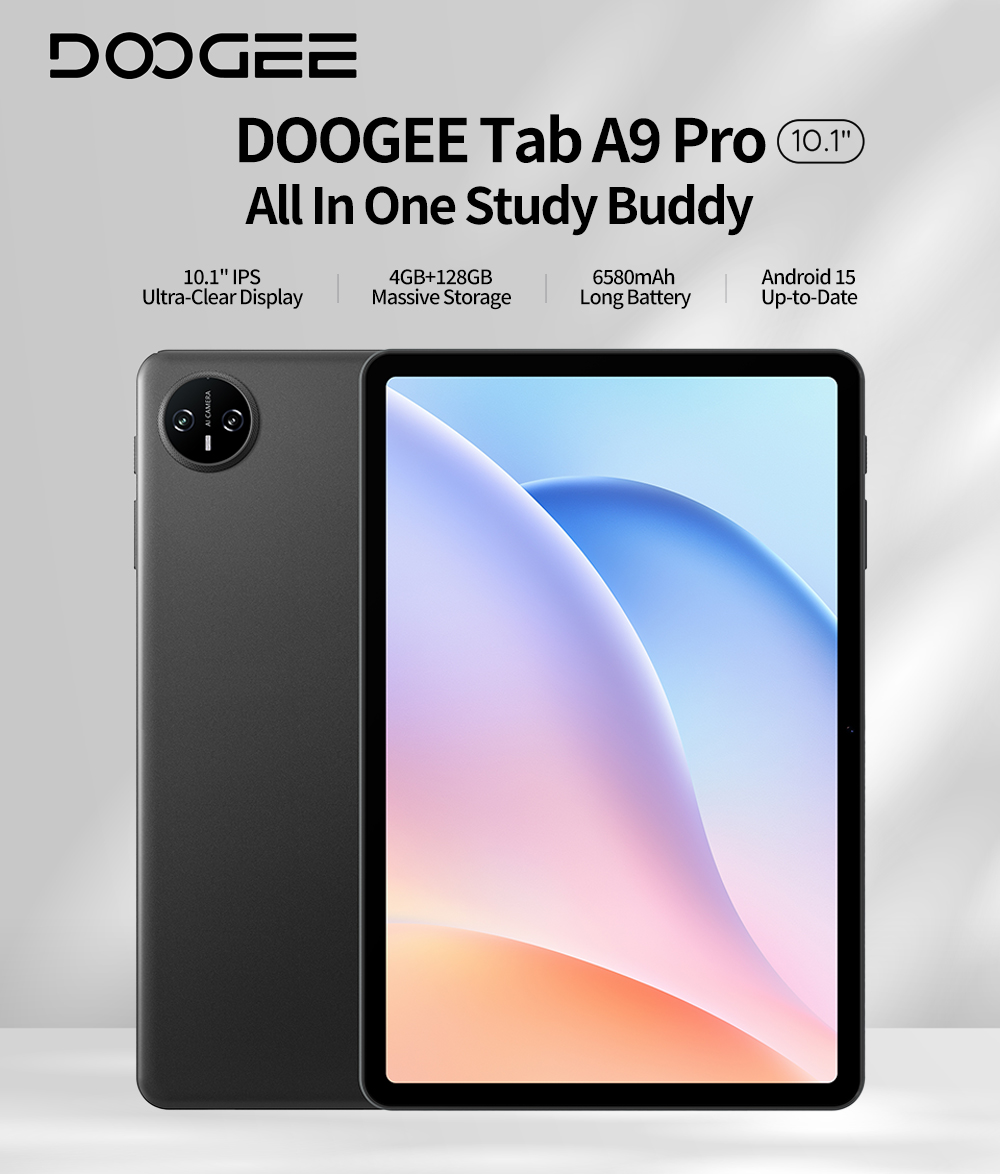 Doogee Tab A9 Pro Android 15 Tablet 10 Inch(2025), Unisoc T310
