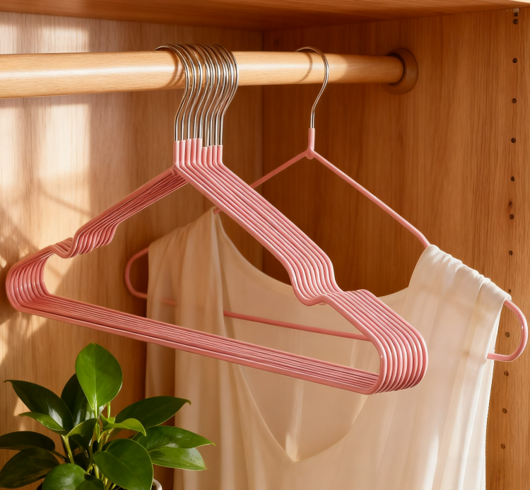 Metal Rangs For Top 20 Pack Premium Rubber Coated Metal Hangers, Non-Slip, Space Efficient ...