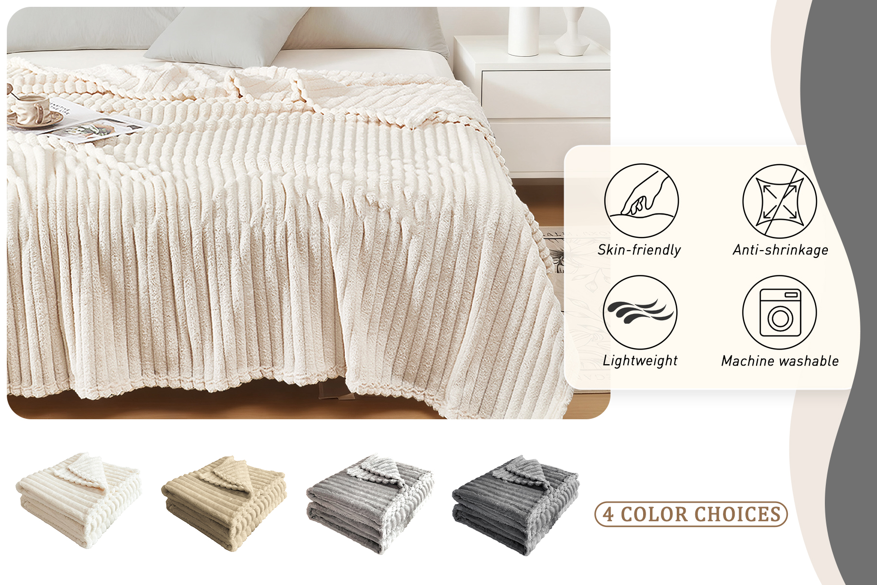 Witte pluizige deken voor bed, deken voor bank, zachte imitatiebont deken comfortabele shaggy gezellige pluche harige dekens bankhoes kopen vanaf een prijs van 18 Witte pluizige deken voor bed, deken voor bank, zachte imitatiebont deken comfortabele shaggy gezellige pluche harige dekens bankhoes kopen vanaf een prijs van 18