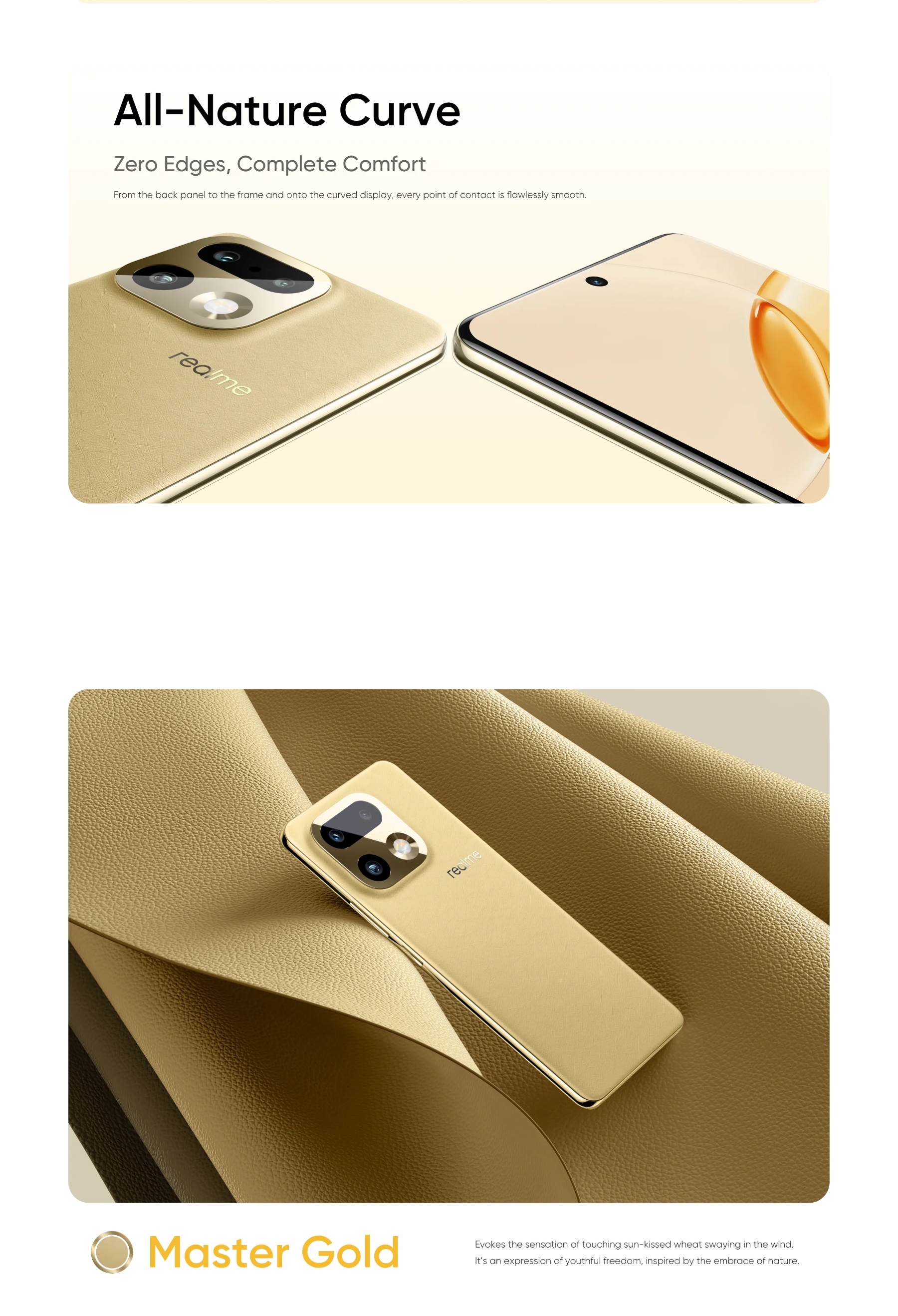 Realme 16 Pro+ 5G RMX5131 12+512GB Master Gold EU【New Launch