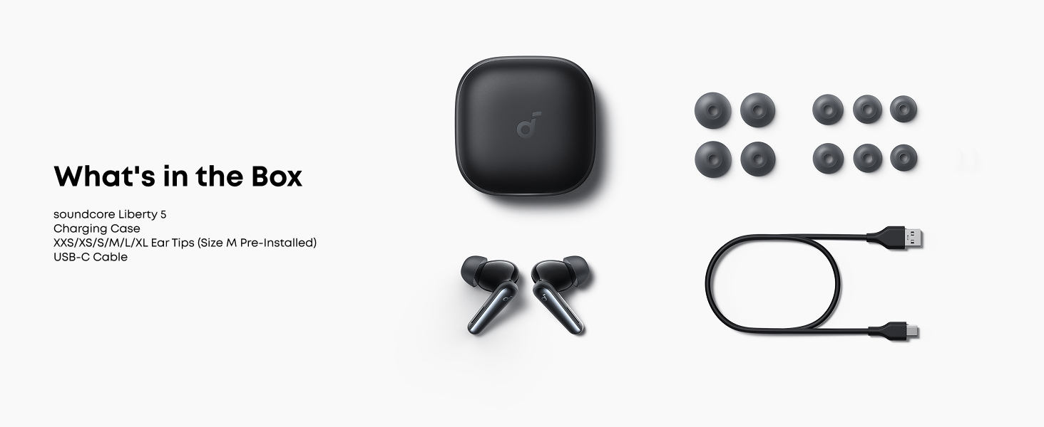 Soundcore Liberty 5 Wireless Noise Cancelling Earbuds | Headphones