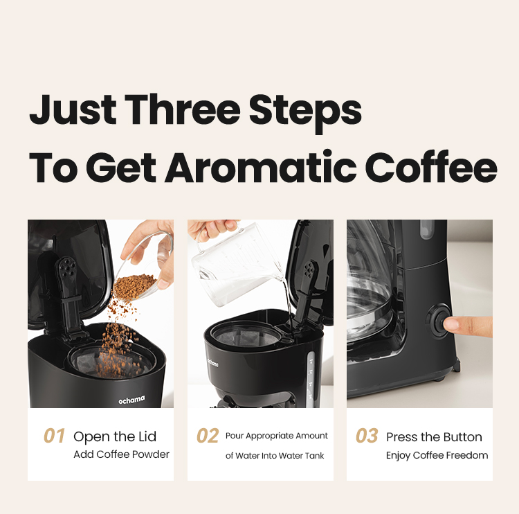 Mini Drip ochama Drip Coffee Maker, Small Household Coffee Pot, American Fully ...