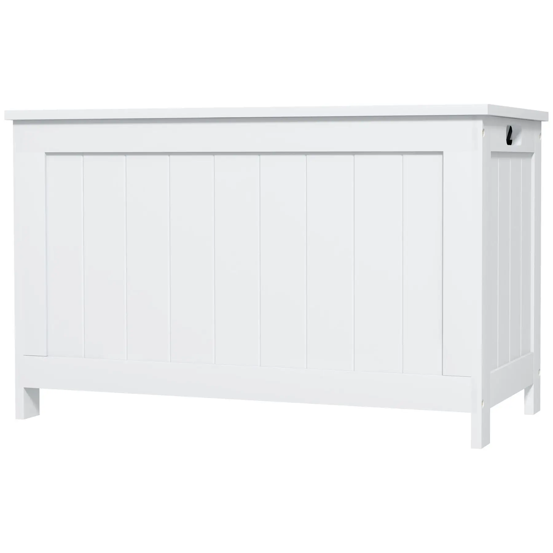 Storage Box with 60 Degree Lid Hinges, Side Handles, MDF, 76 x 40 x ...