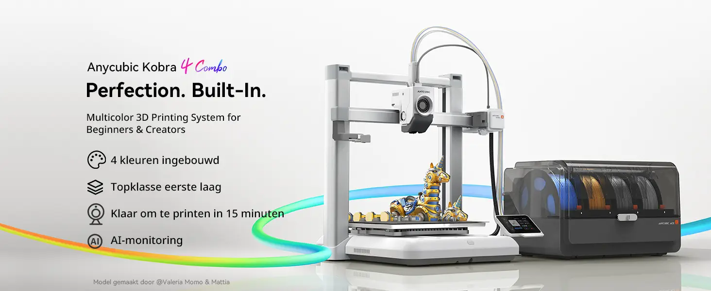 ANYCUBIC x JOYBUY Kobra 4 Precisie 3D-printen met LeviQ 3.0