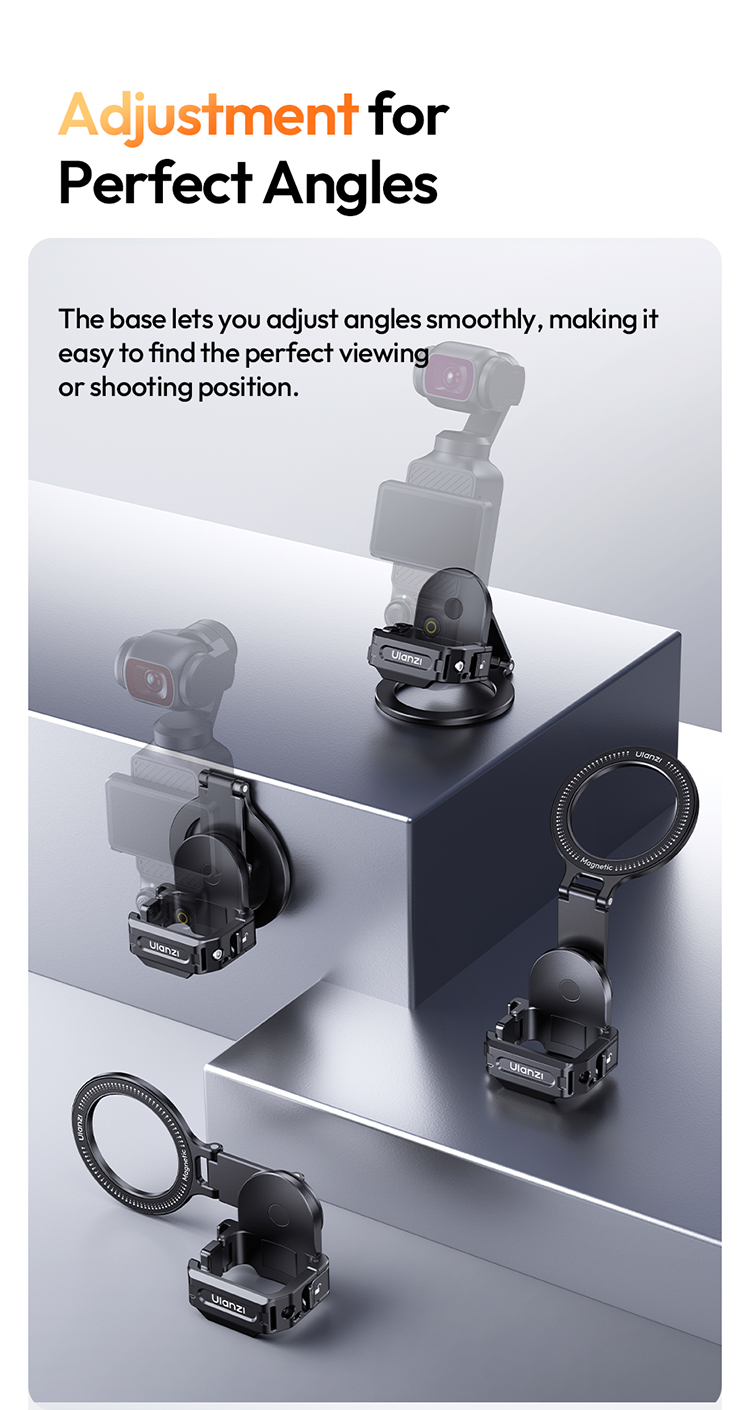 Ulanzi Pm01 Magnetic Expansion Holder For Dji Osmo Pocket 3 | Camera & Photo Accessories