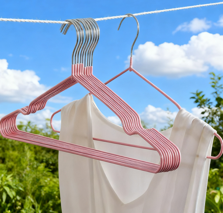 Metal Rangs For Top 20 Pack Premium Rubber Coated Metal Hangers, Non-Slip, Space Efficient ...