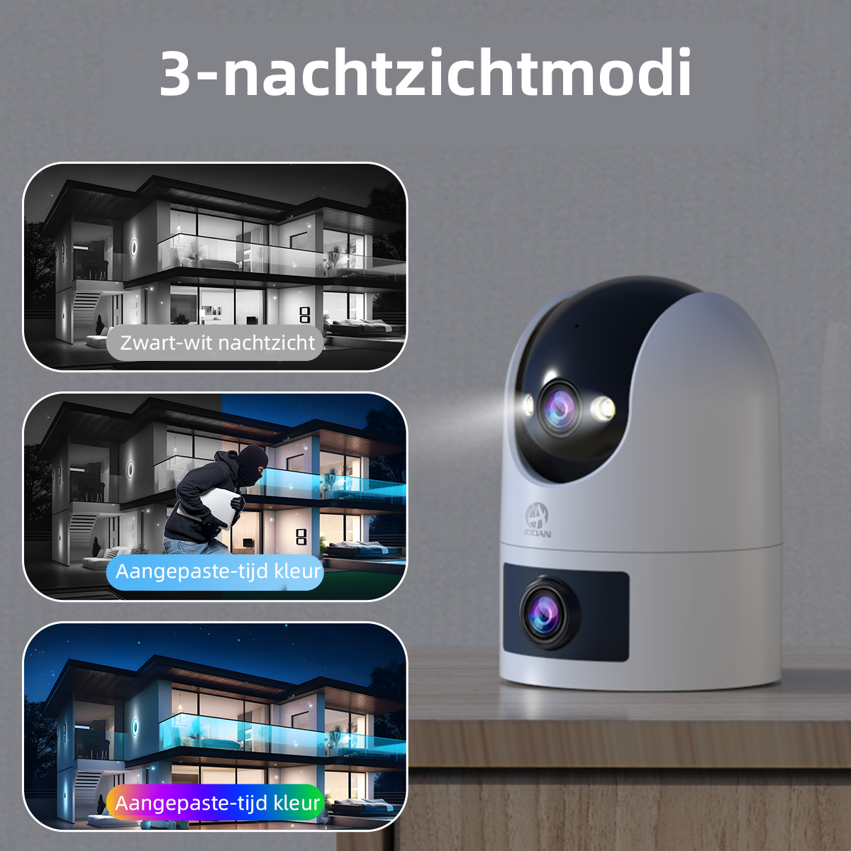 Imou 2,5 K 4 MP bewakingscamera voor buiten, accu met zonnepaneel, WLAN IP- camera, outdoor, personenherkenning, nachtzicht in kleur, geïntegreerde 32G SD-kaart, twee-weg audio (Cell 2 Kit