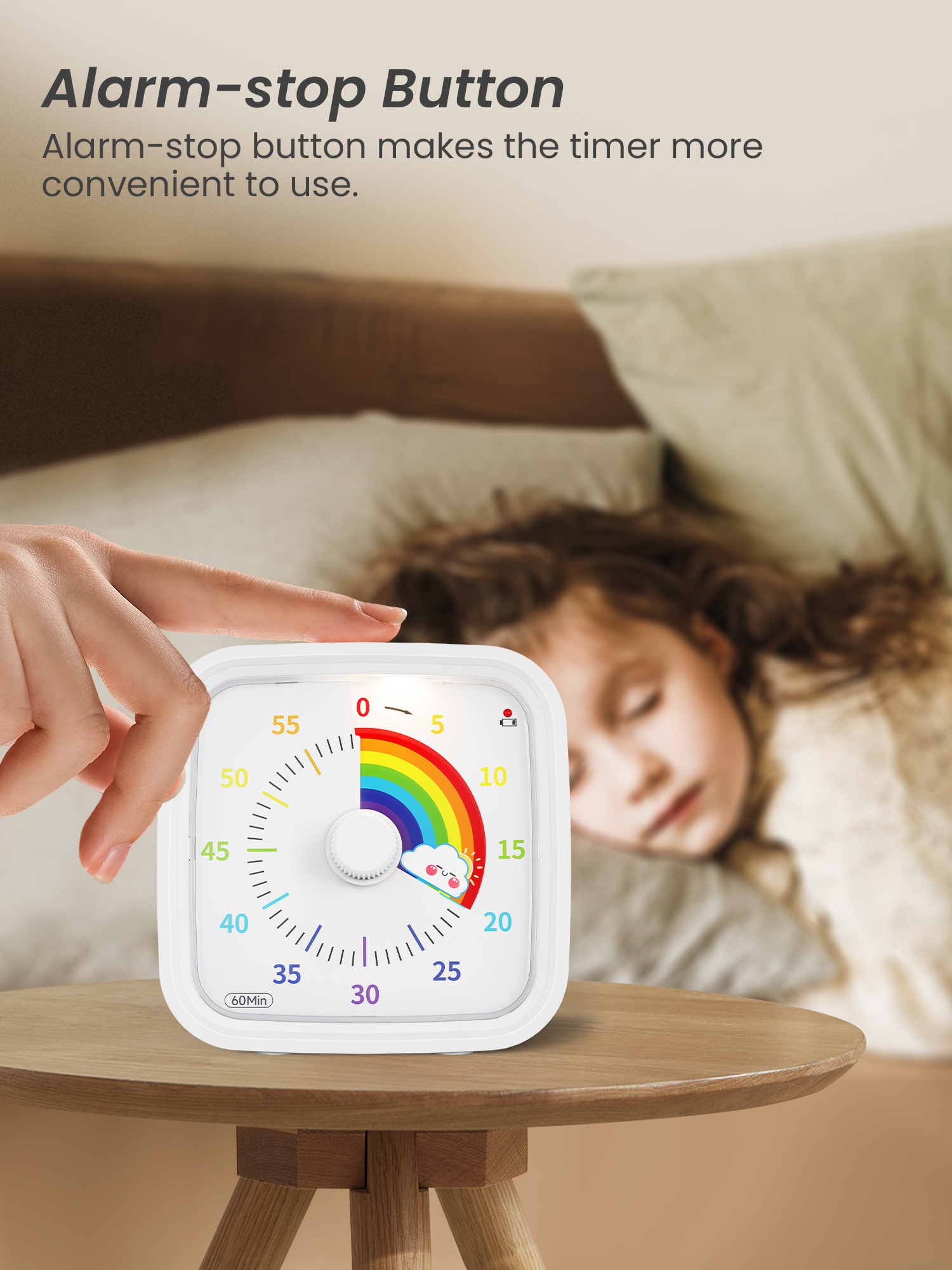 Timer Stars Now Yunbaoit Rainbow Visual Timer with Protective Case, Silent 60-Minute ...