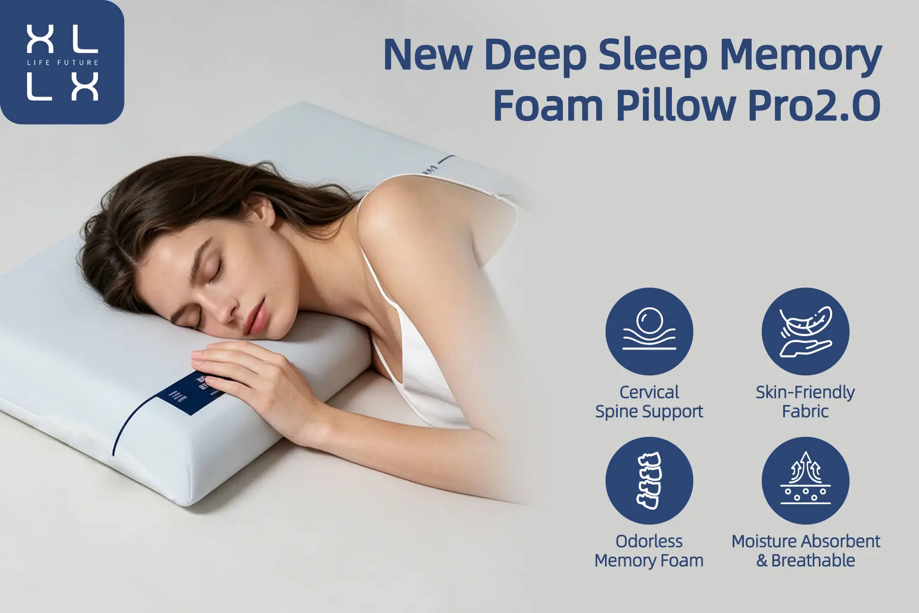 XLLX Same Design as Atour Planet, Ergonomic Neck Support Pillow