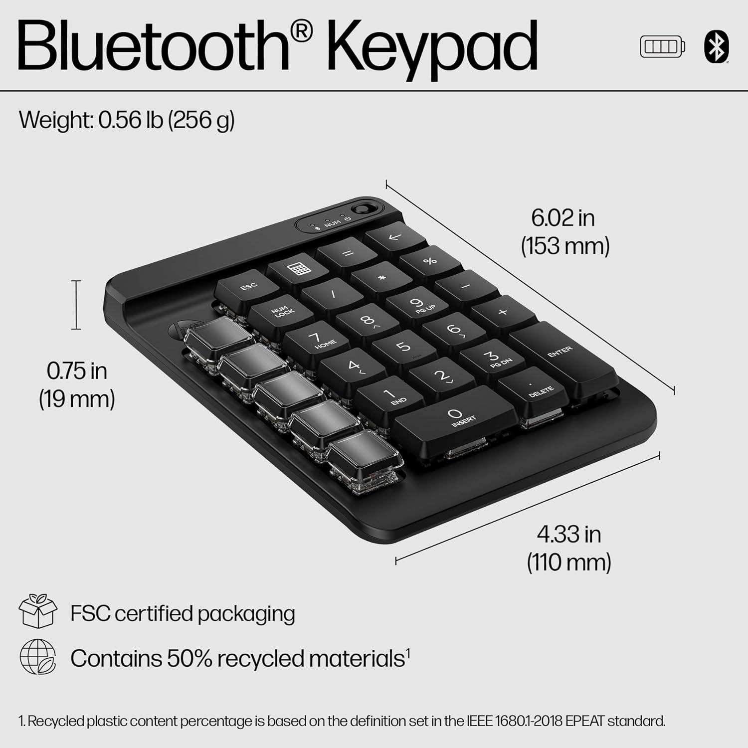 HP 430 Programmable Wireless Keypad | Keyboards | Joybuy