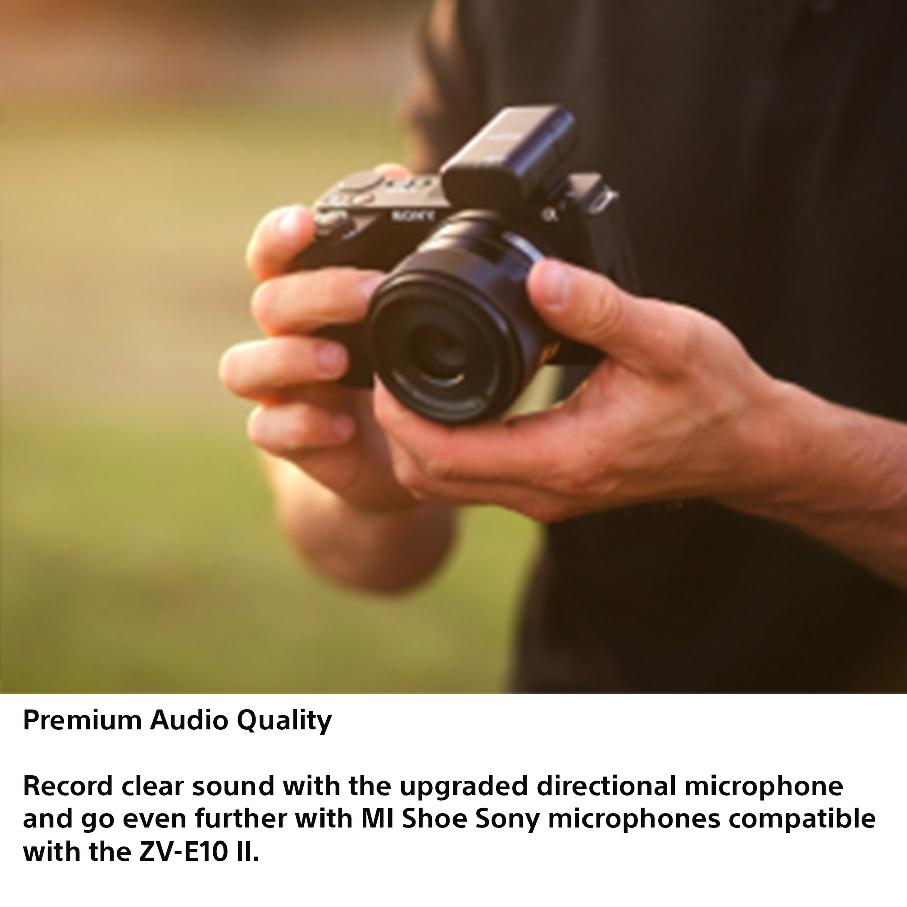 Sony ZV-E10 II Interchangeable Lens Vlog Camera with 16–50mm Power