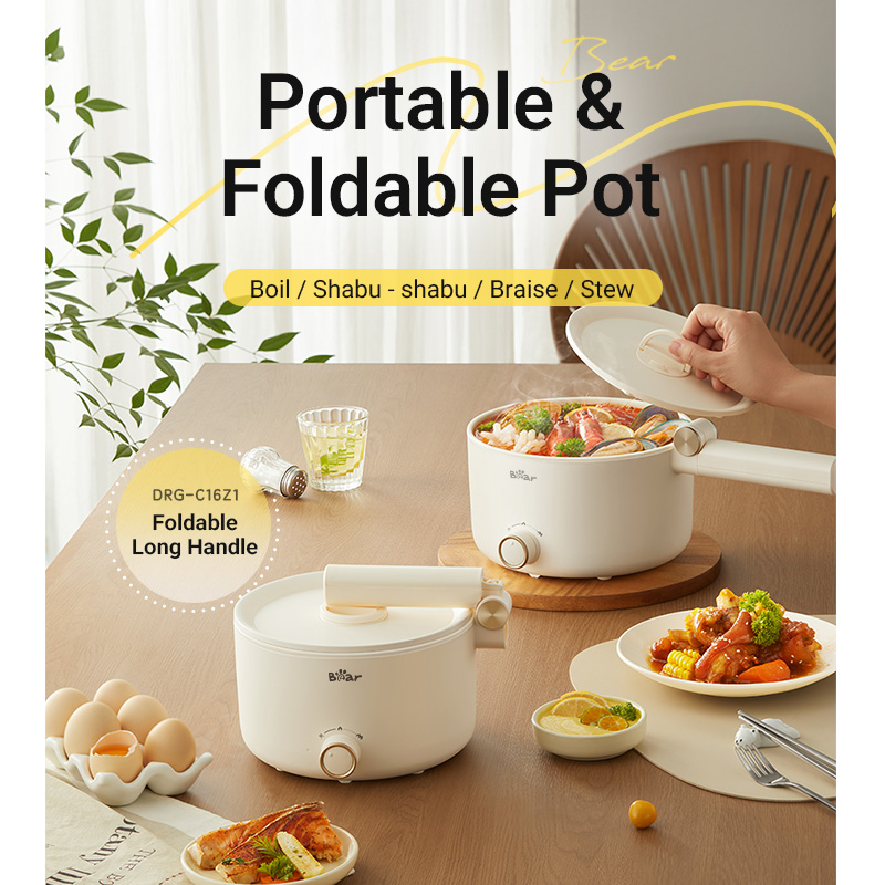 Bear Multi-Functional Electric Cooking Pot DRG-C16Z1 - 1.6L