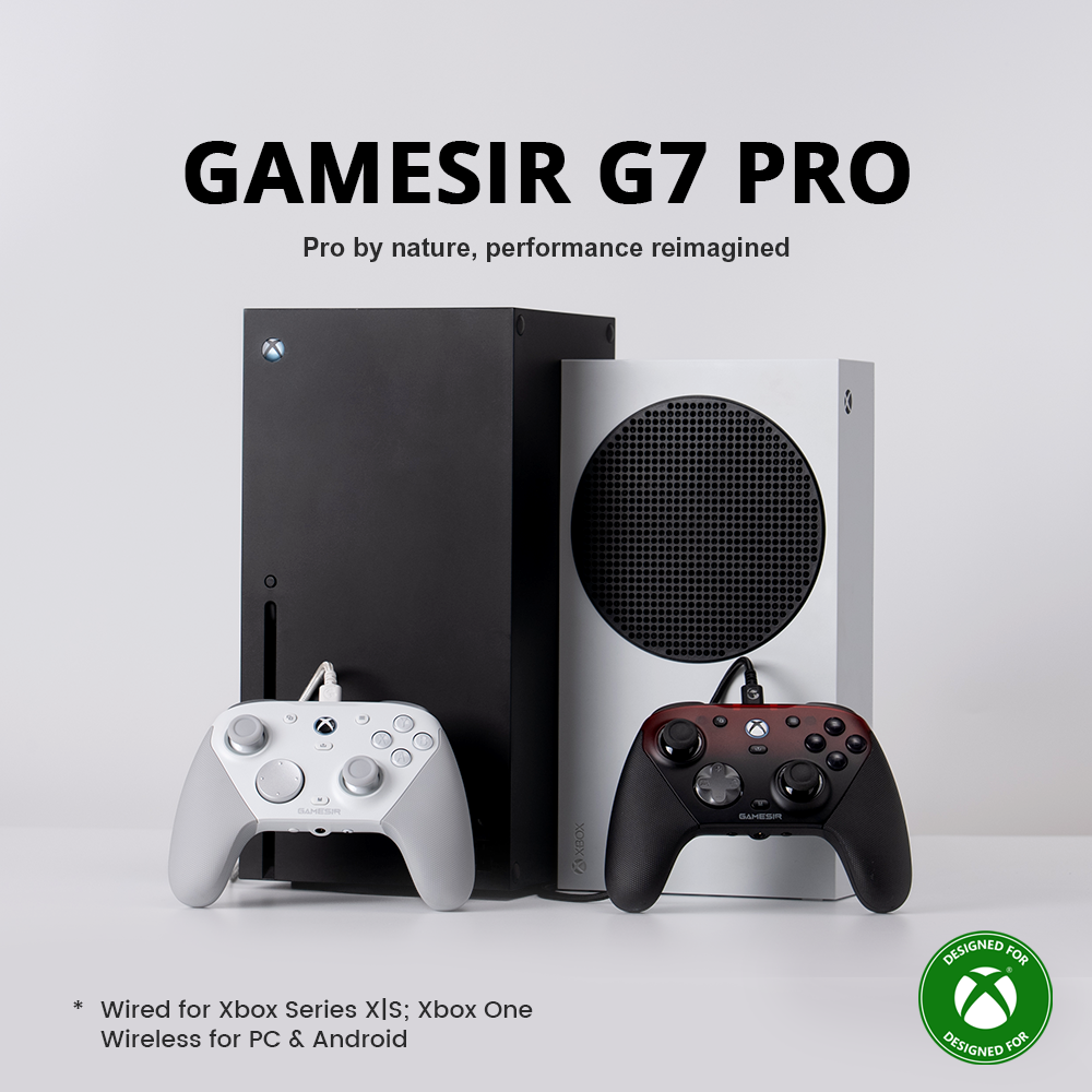 GameSir G7 HE Controller – Officieel Voor Xbox Series X/S, Xbox One En PC, Met Hall-effect Sticks, Microswitch Knoppen En Afneembare Voorklep