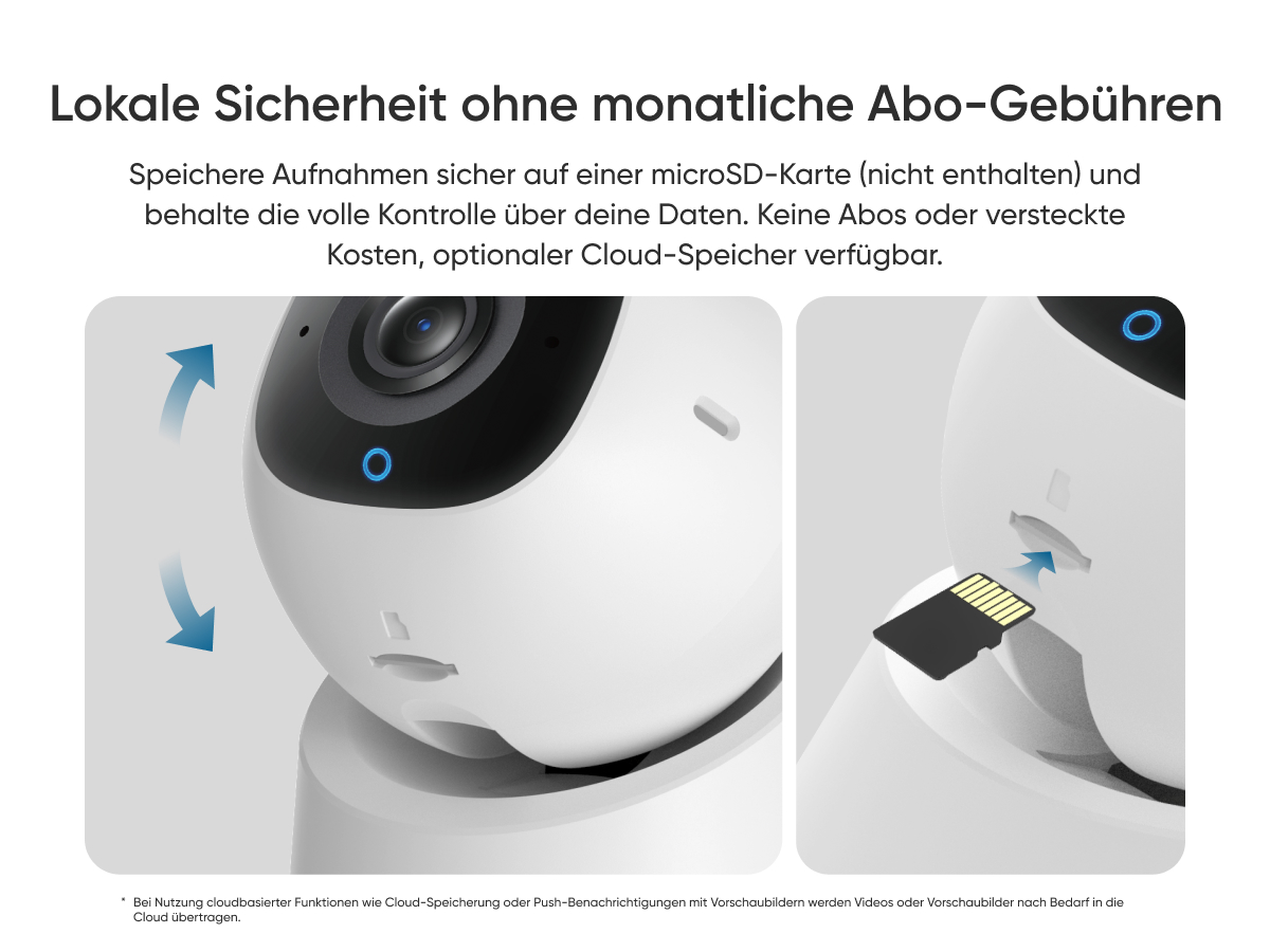 Eufy Innenkamera E30 (Generalüberholt) – 4K UHD Überwachungskamera Mit 360° Schwenken, KI-Erkennung & HomeKit