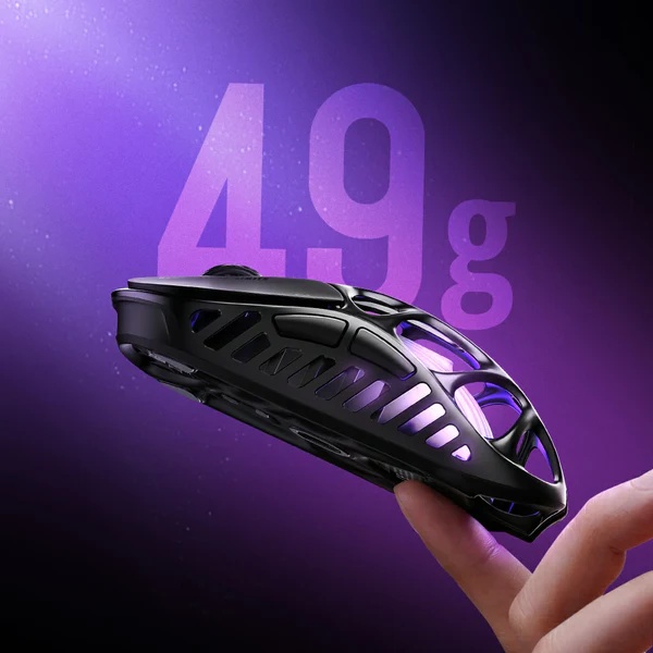 GravaStar Mercury X Pro 49g Wireless Gaming Mouse, 8K Dongle