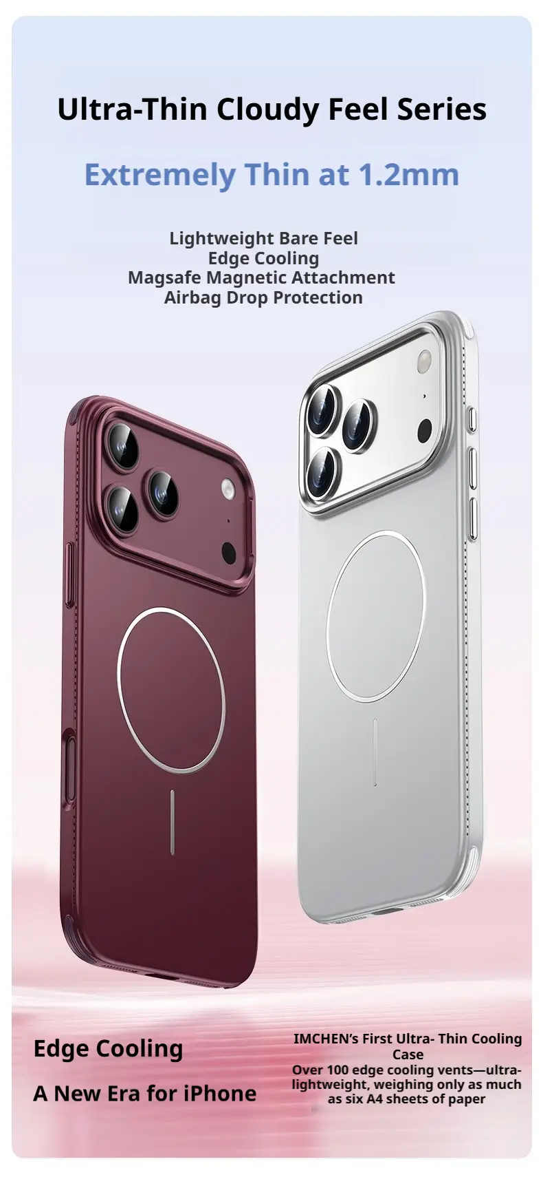 iPhone 18 Pro Max Case Cover,Compatible17promax Edge Heat Dissipation ...