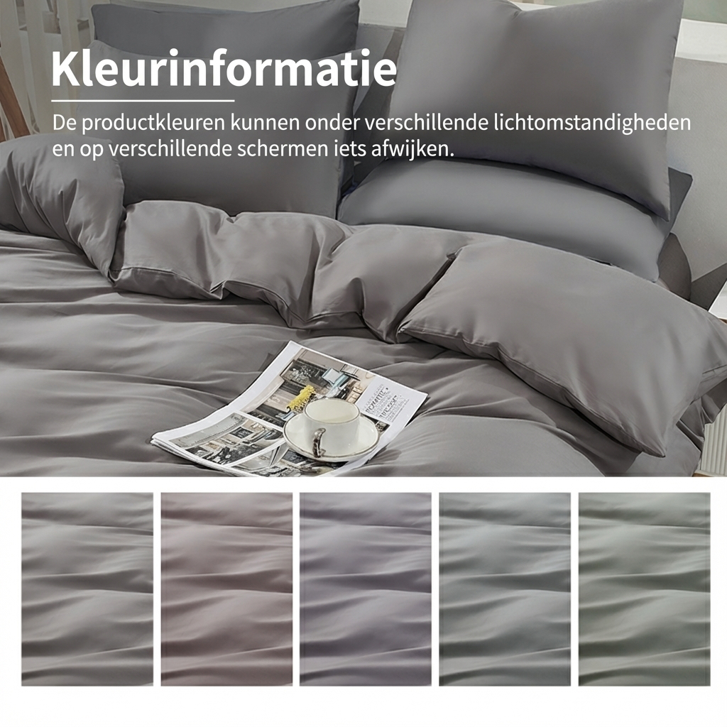 Tess Roze Dekbedovertrek 240x220 - Zachte Microvezel & Rits Instopstrook