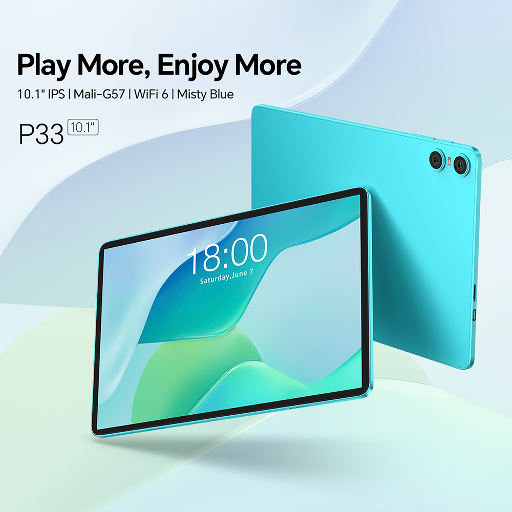 TECLAST P33 New Tablet — Android 15, 10.1-Inch IPS Display With