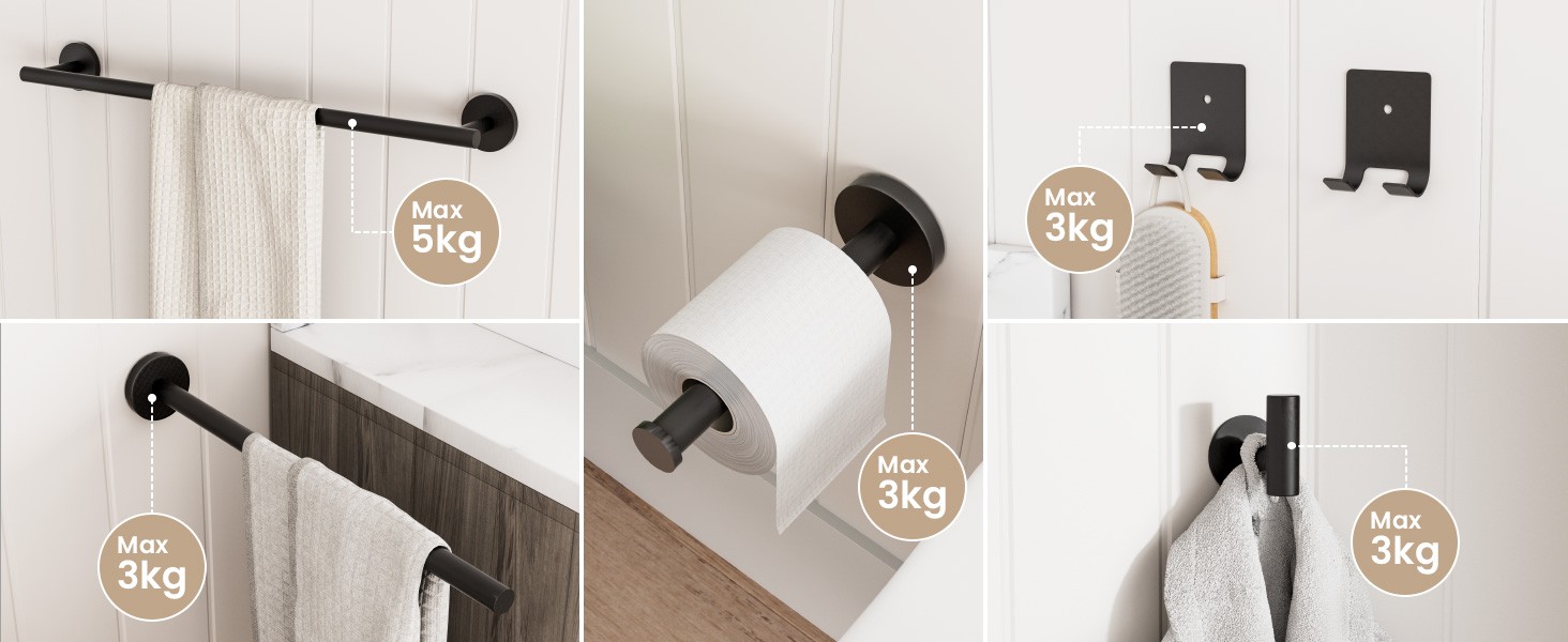 Reserverolhouder LINEA 25 cm, wandmontage, gepolijst, roestvrij staal, Zack 🔵 72,92