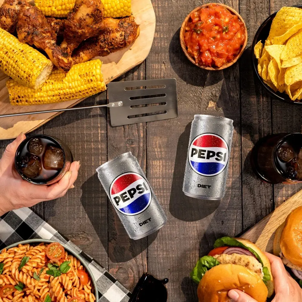 Salt Fat Lable PEPSI Diet 24 x 330ml | Joybuy