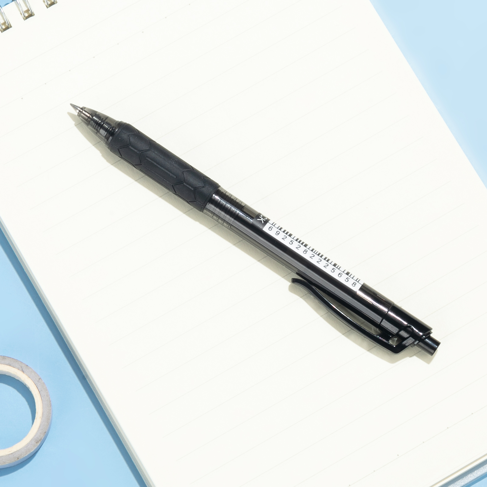 M&G G1 Lot de 12 stylos gel rétractables à encre noire, pointe fine 0,5 ...