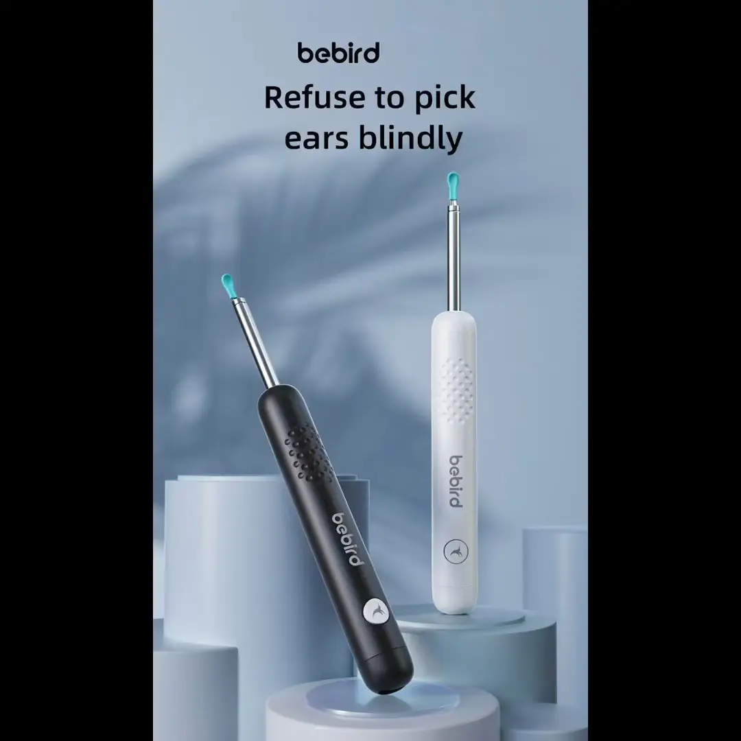 Verbex SL11 Nettoyant d’oreilles blanc, nettoyant d’oreilles, détache-cerumen, otoscope caméra WiFi, Otoscope pour iPhone, iPad et smartphones Android image 0