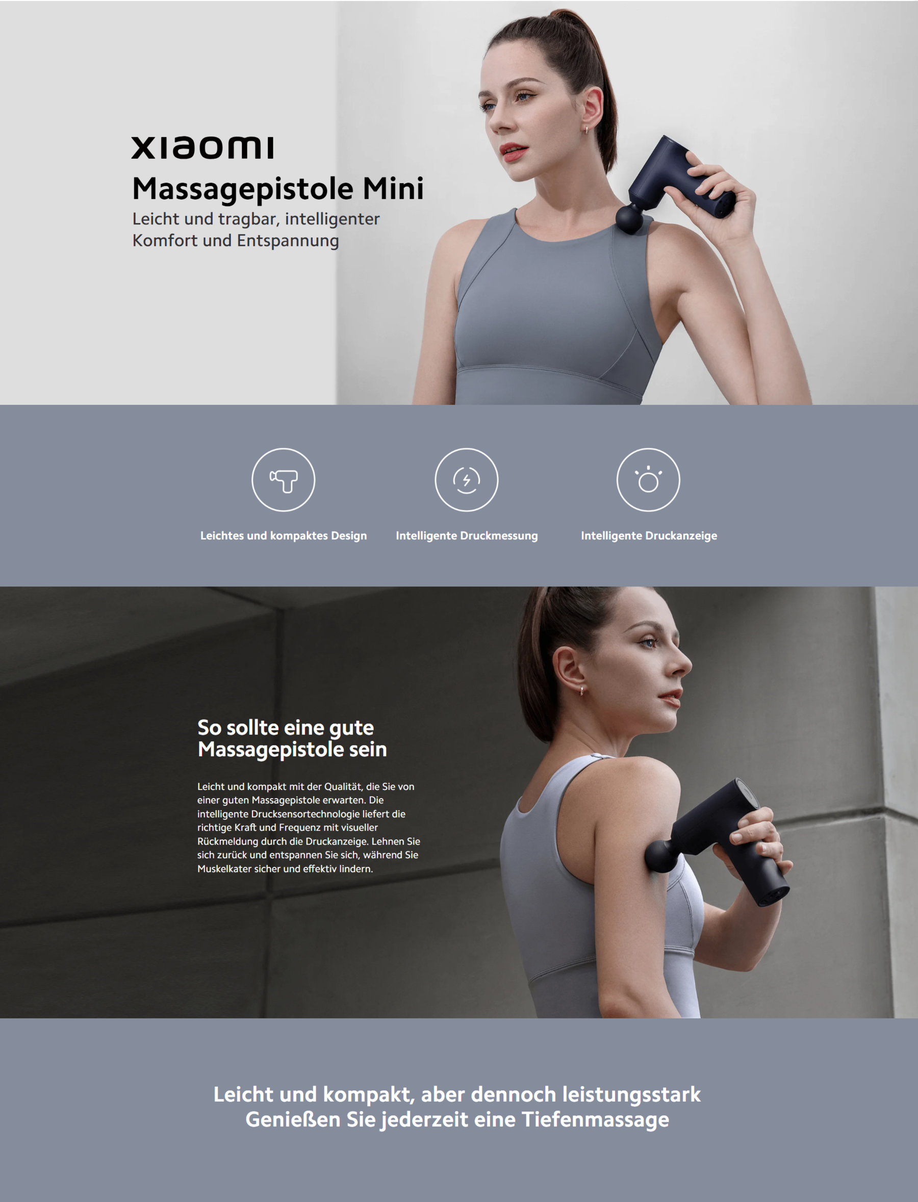 xiaomi vibration stärker Kräftige sexy Blondine in schwarzen Ledershorts Stockfoto 1937536867 main image 1