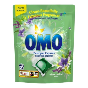 OMO Wascapsules White Orchid 42 stuks