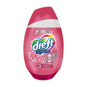 Dreft Quick Wash wasmiddel roze met extra geurboost