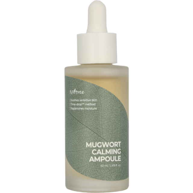 Isntree Mugwort Calming Ampoule 50ml | Soothing Face Serum for Sensitive Skin with Mugwort Extract | K-Beauty Hydrating Ampoule
