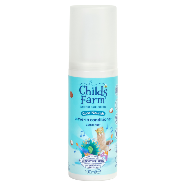 Childs Farm Hair Care Curl Defining Leave In Conditioner for Kids with Nourishing Coconut Oil to Tame Frizz