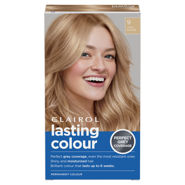Clairol Hair Colourants Personal Care Permanent Colour Dye 9 Light Blonde 1 Pack for Vibrant, Long-Lasting Shine