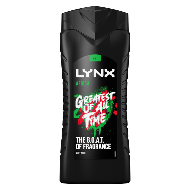 Lynx Body Care Shower Gel XXL Africa 500ml for a Long-Lasting Deep Cleansing and Invigorating Shower Experience