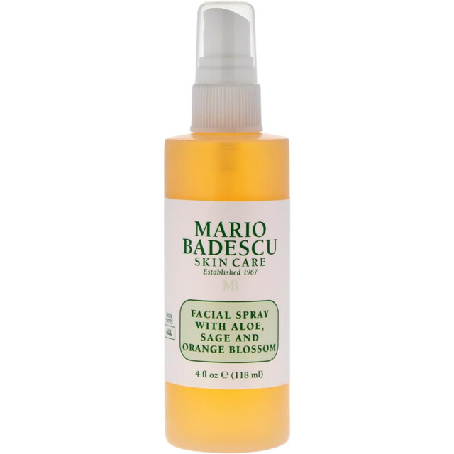 Mario Badescu Aloe, Sage & Orange Blossom Facial Spray | 118 ml Hydrating & Refreshing Face Mist Toner