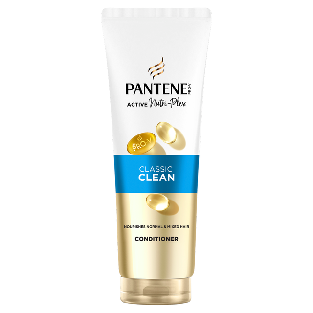 Pantene Pro-V Classic Clean Conditioner for Normal & Mixed Hair - 230ml Bottle for Everyday Nourishing Care