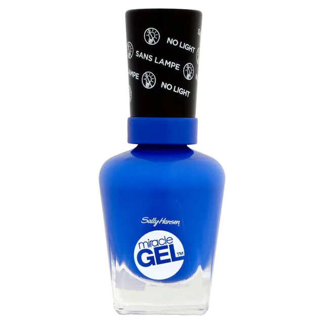 Sally Hansen Miracle Gel Nail Polish in Tidal Wave - No UV Lamp Needed, Long-Lasting 14.7ml At-Home Manicure