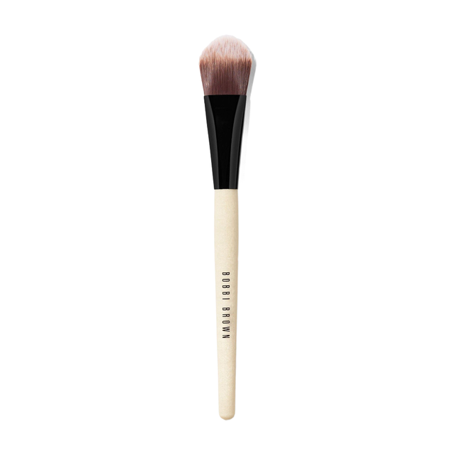 Bobbi Brown Foundation Brush - Professional Makeup Brush for Flawless Liquid and Cream Foundation Application with Soft Synthetic Brist