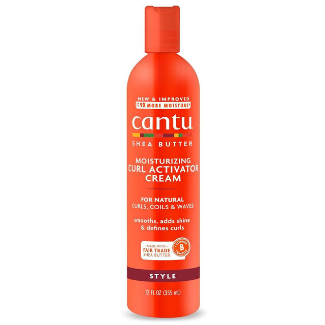 Cantu Shea Butter Moisturizing Curl Activator Cream for Defined, Hydrated Curls and Natural Hair Styles 355ml