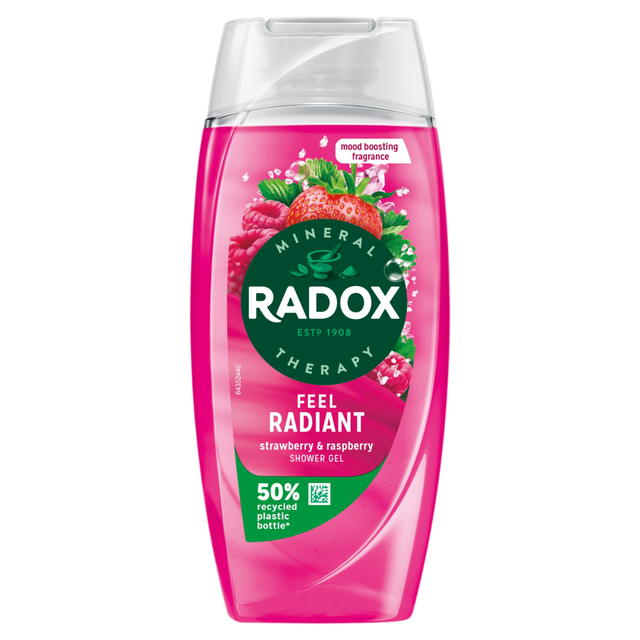 Radox Mineral Therapy Feel Radiant Body Wash for a Revitalizing Shower Experience, 225ml Bottle - Radox Body Care