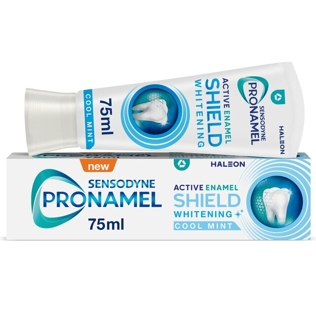 Sensodyne Pronamel Toothpaste 75ml - Active Enamel Shield Whitening for Sensitive Teeth & Enamel Protection