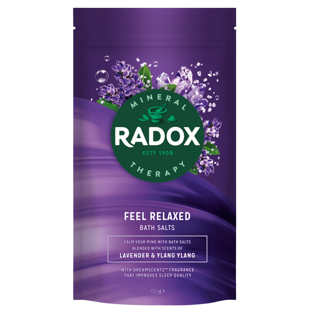 Radox Mineral Therapy Bath Salts: Feel Relaxed, 900g For A Soul-Soothing And Rejuvenating Personal Care Bath Soak