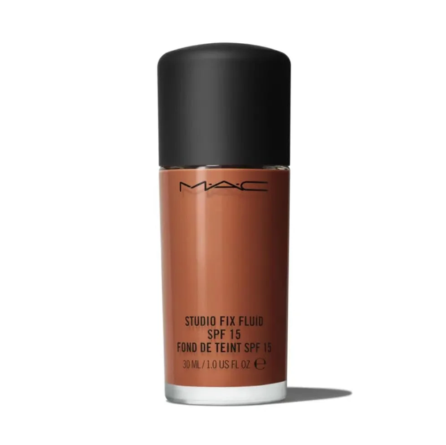 MAC Studio Fix Fluid Foundation SPF15 30 ml - C55 | Oil-Free, Long-Wearing Matte Finish & Buildable Coverage