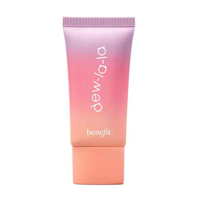 Benefit Dew-la-la Liquid Glow Highlighter | Fair Light Pink Shade (Aurora) | 25ml Liquid Illuminator for a Natural, Dewy Makeup Glow