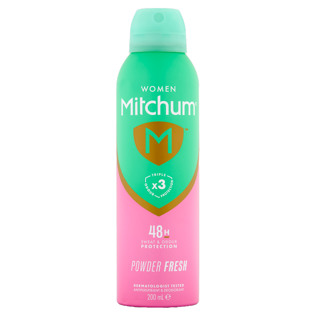 Mitchum Women Powder Fresh Antiperspirant & Deodorant Spray 200ml – Long‑Lasting Confidence and Odor Protection