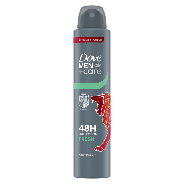 Dove Men+Care Anti-Perspirant Aerosol Spray for Fresh Long-Lasting Protection 200ml Deodorant for men